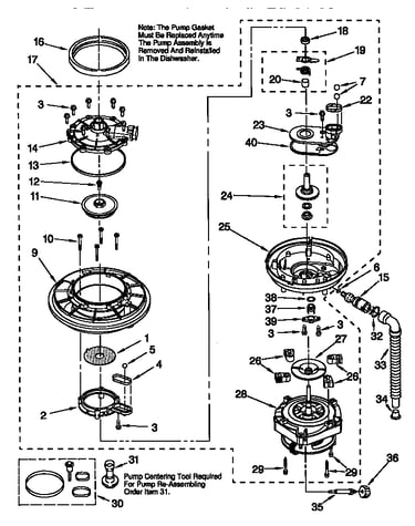 Pump and motor