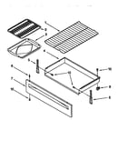 Drawer and broiler
