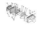 Whirlpool SS385PEEQ2 oven door diagram