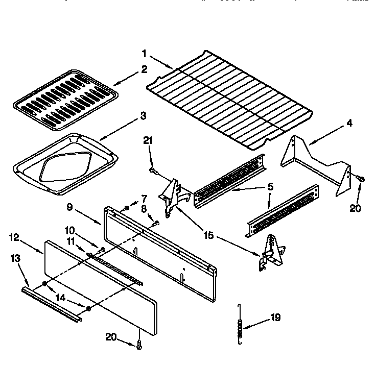 Oven and broiler