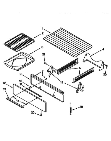 Oven and broiler
