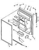 Refrigerator door