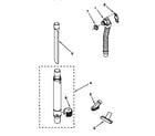 Kenmore 11638413891 hose and attachment diagram