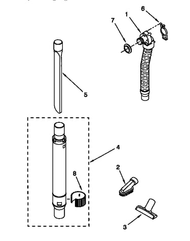 Hose and attachment