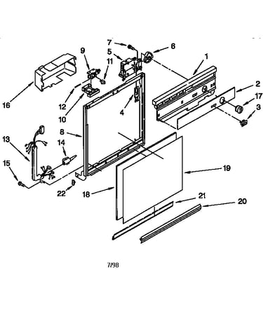 Frame and console