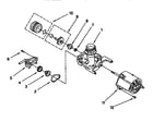 Whirlpool DU810DWGX0 pump and motor diagram