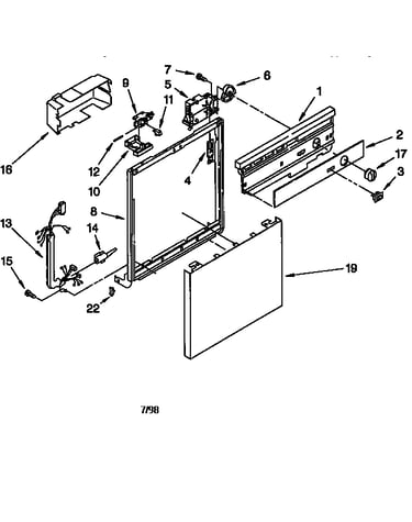 Frame and console