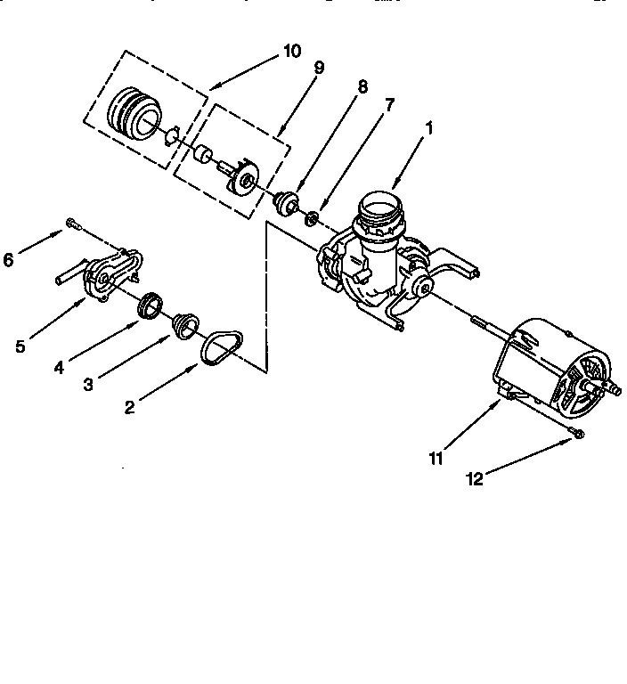 Pump and motor