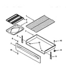 Drawer and broiler