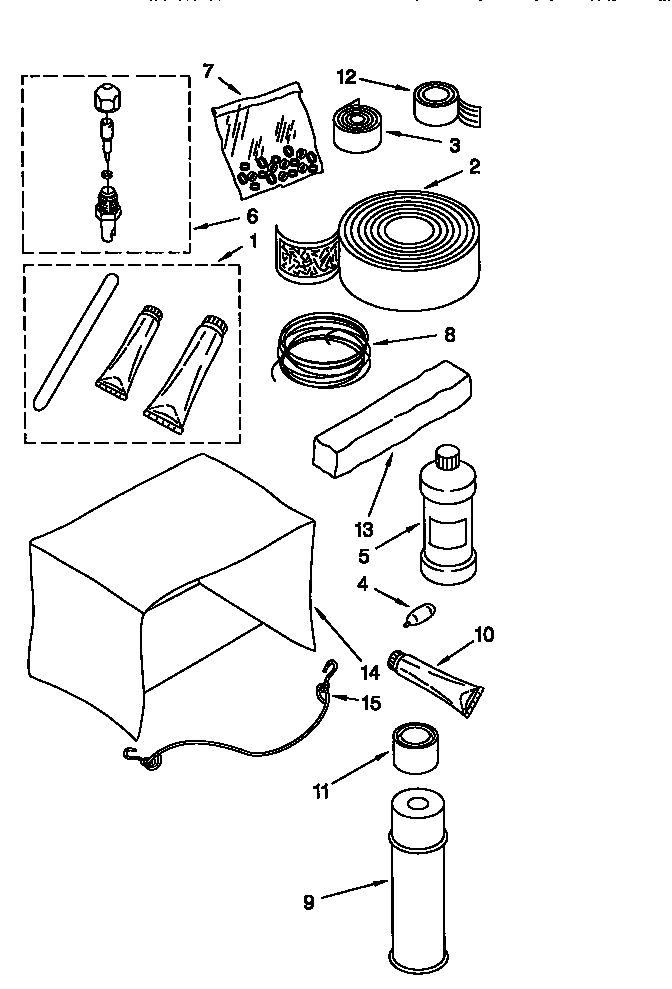 OPTIONAL PARTS (NOT INCLUDED)