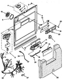Door and latch