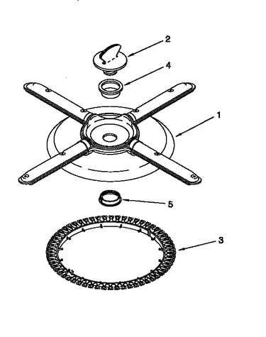 Lower washarm and strainer