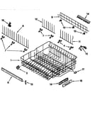 Upper rack and track
