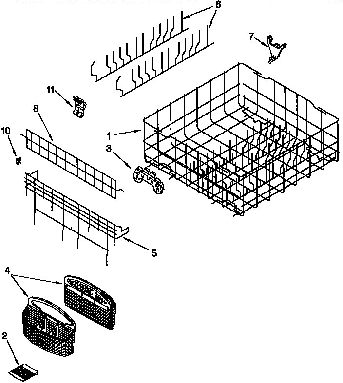 Lower rack