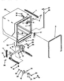 Tub and frame