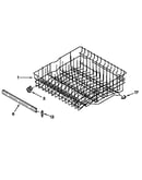 Upper rack and track