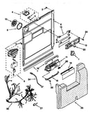 Door and latch