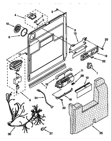 Door and latch