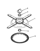 Lower washarm and strainer