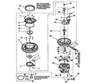 KitchenAid KUDS24SEBL4 pump and motor diagram