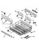 Upper rack and track