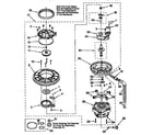 KitchenAid KUDR24SEBL4 pump and motor diagram