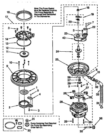 Pump and motor