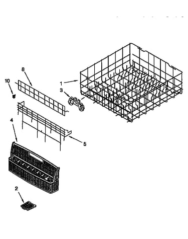 Lower rack