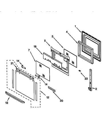 Oven door