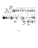 Pneumatic 3/8" ratchet wrench