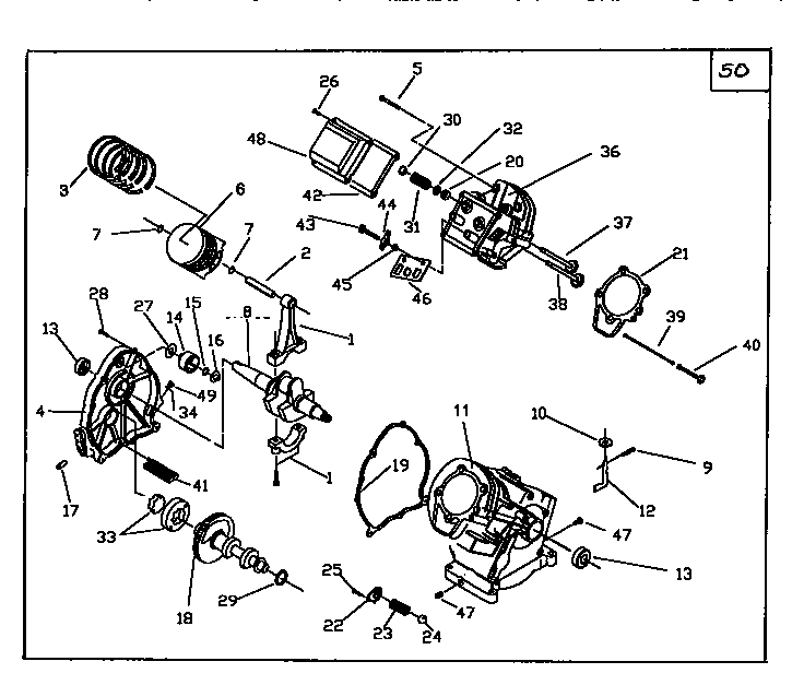 Long block assembly