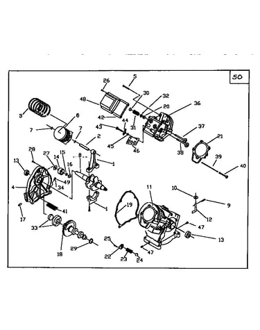 Long block assembly