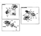 Craftsman 580762601 muffler/ recoil starter and flywheel diagram