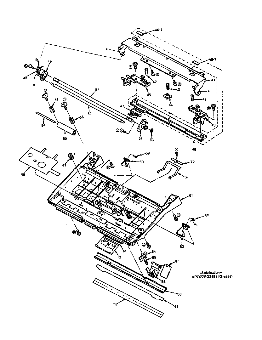 Thermal head section (all models)