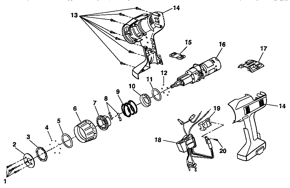 MOTOR AND HOUSING ASSEMBLY