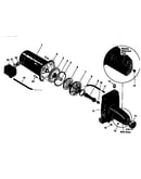 Motor and pump assembly