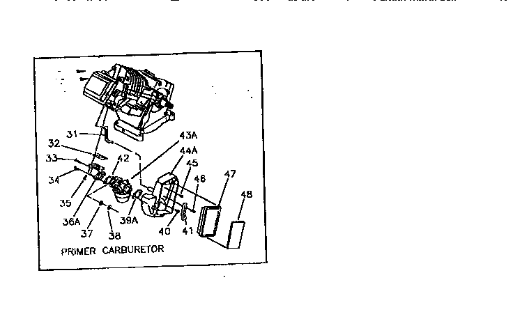 AIR CLEANER AND CARBURETOR