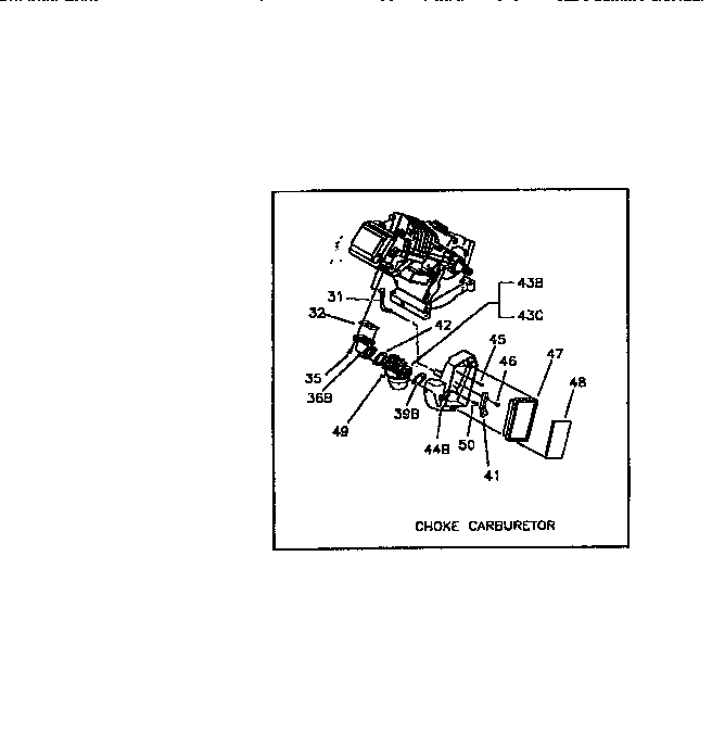 AIR CLEANER AND CARBURETOR