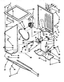 Dryer cabinet, motor