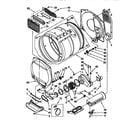 Kenmore 11088762791 dryer bulkhead diagram
