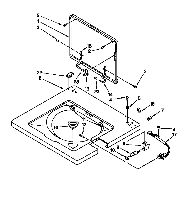 Washer top lid