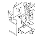 Kenmore 11088764791 washer cabinet diagram