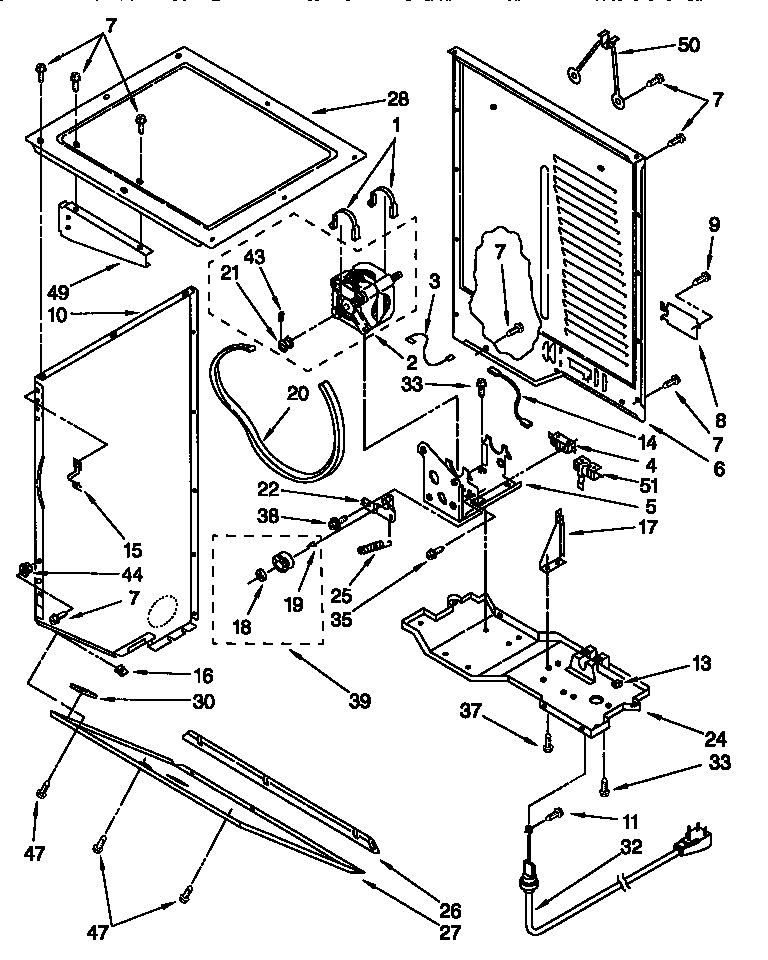 DRYER CABINET MOTOR