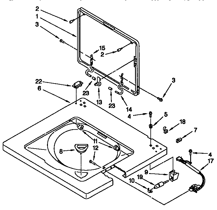 Washer top lid