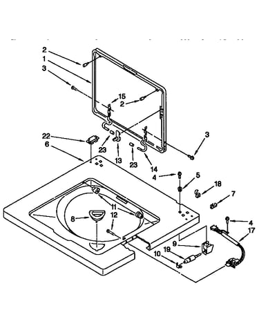 Washer top lid