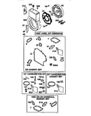 Valve overhaul gasket set/carburetor gasket set