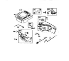 Craftsman 580761800 fuel tank and carburetor bracket diagram