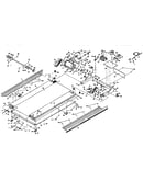 Motor and walking belt assembly