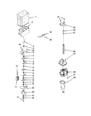Motor and ice container