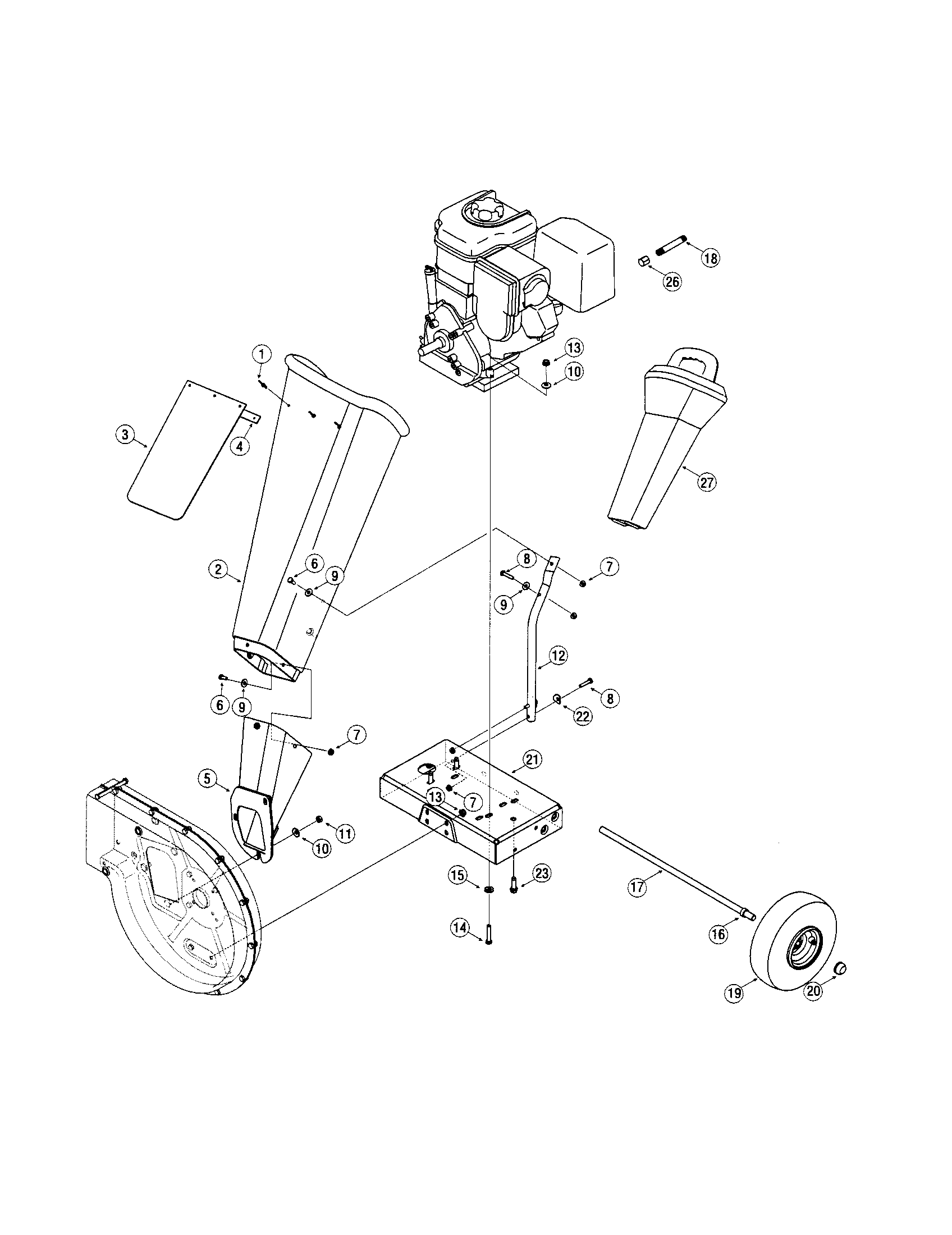 Frame/chute